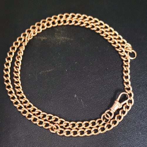 9ct Rose Gold Reproduction Curb Chain 18" from Ace Jewellery, Leeds