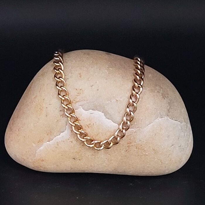 9ct Rose Gold Reproduction Curb Chain 18" from Ace Jewellery, Leeds
