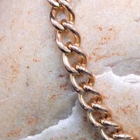 9ct Rose Gold Reproduction Curb Chain 18" from Ace Jewellery, Leeds