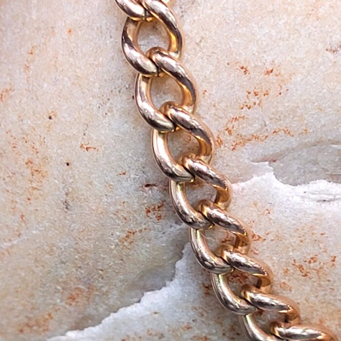 9ct Rose Gold Reproduction Curb Chain 18" from Ace Jewellery, Leeds
