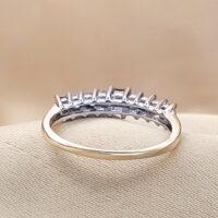 0.50ct Blue & White Diamond Multi-Stone Ring 9ct Yellow Gold from Ace Jewellery, Leeds