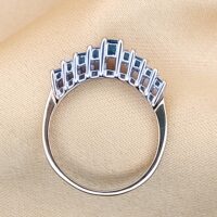 0.50ct Blue & White Diamond Multi-Stone Ring 9ct Yellow Gold from Ace Jewellery, Leeds