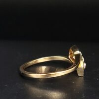 0.10ct Old-Cut Diamond Three-Stone Antique Ring 18ct Yellow Gold from Ace Jewellery, Leeds