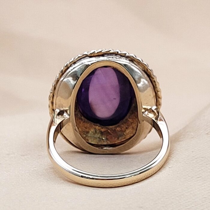 4.0ct Amethyst Cocktail Ring 9ct Yellow Gold from Ace Jewellery, Leeds