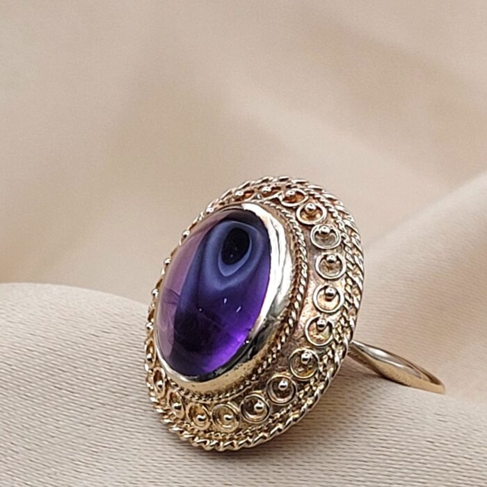 4.0ct Amethyst Cocktail Ring 9ct Yellow Gold from Ace Jewellery, Leeds