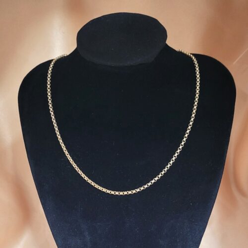 9ct Yellow Gold Light Belcher Chain 20" from Ace Jewellery, Leeds