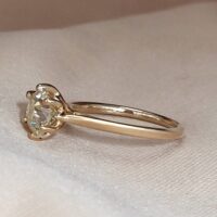 1.58ct Old-Cut Diamond Solitaire Ring 18ct Yellow Gold from Ace Jewellery, Leeds