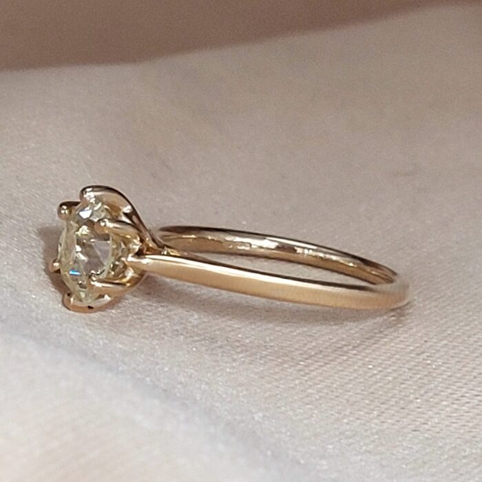 1.58ct Old-Cut Diamond Solitaire Ring 18ct Yellow Gold from Ace Jewellery, Leeds