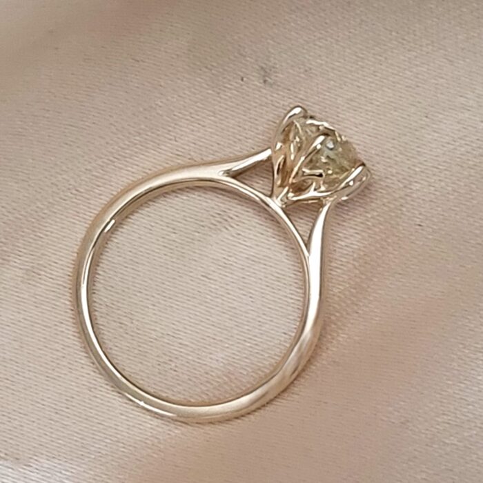 1.58ct Old-Cut Diamond Solitaire Ring 18ct Yellow Gold from Ace Jewellery, Leeds