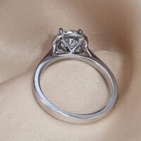 1.10ct Diamond Halo Engagement Ring Platinum from Ace Jewellery, Leeds