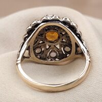 0.40ct Citrine & Pearl Ring 9ct Yellow Gold from Ace Jewellery, Leeds