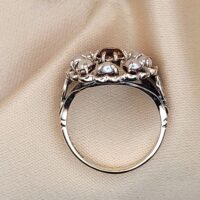 0.40ct Citrine & Pearl Ring 9ct Yellow Gold from Ace Jewellery, Leeds