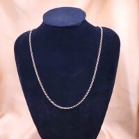 9ct Rose Gold Oval Belcher Chain 22″ from Ace Jewellery, Leeds