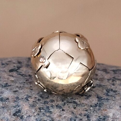 9ct Yellow Gold & Silver Masonic Freemason Ball Orb Pendant from Ace Jewellery, Leeds