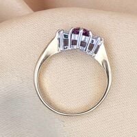 1.0ct Ruby & Diamond Ring 18ct Yellow Gold from Ace Jewellery, Leeds