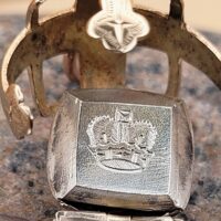 9ct Yellow Gold & Silver Masonic Freemason Ball Orb Pendant from Ace Jewellery, Leeds