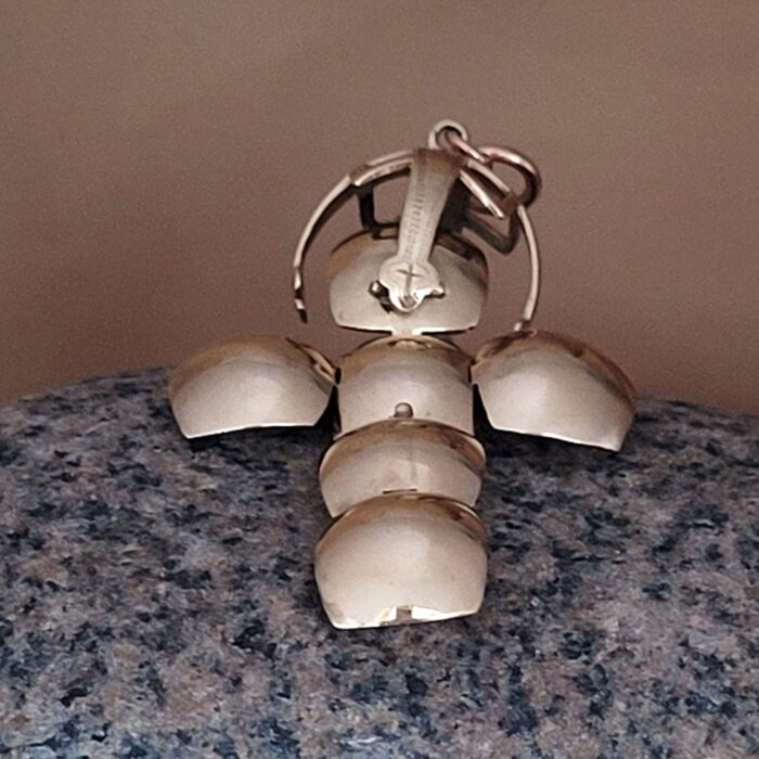 9ct Yellow Gold & Silver Masonic Freemason Ball Orb Pendant from Ace Jewellery, Leeds