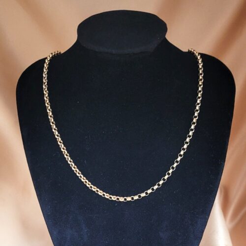 9ct Yellow Gold Belcher Chain 18" from Ace Jewellery, Leeds