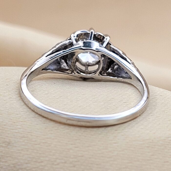 0.68ct Diamond Antique Ring Platinum from Ace Jewellery, Leeds