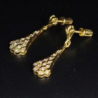 0.30ct Diamond Drop Earrings 18ct Yellow Gold from Ace Jewellery, Leeds