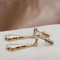 0.30ct Diamond Drop Earrings 18ct Yellow Gold from Ace Jewellery, Leeds