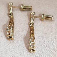 0.30ct Diamond Drop Earrings 18ct Yellow Gold from Ace Jewellery, Leeds
