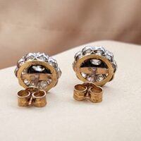 1.30ct Diamond Flower Cluster Stud Earrings 18ct Yellow Gold from Ace Jewellery, Leeds