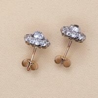 1.30ct Diamond Flower Cluster Stud Earrings 18ct Yellow Gold from Ace Jewellery, Leeds