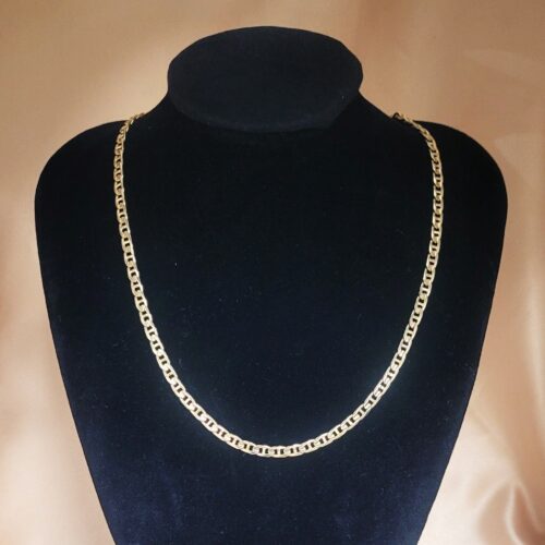 9ct Yellow Gold Laddered Curb Chain 19" from Ace Jewellery, Leeds