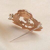Royal Naval Regimental Military Brooch 9ct Yellow Gold from Ace Jewellery, Leeds