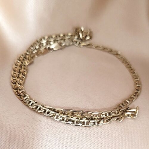 9ct Yellow Gold Laddered Curb Chain 19" from Ace Jewellery, Leeds