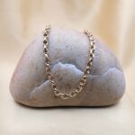 Antique 9ct Yellow Gold Faceted Belcher Chain from Ace Jewellery, Leeds