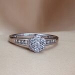 0.36ct Diamond Daisy Cluster Ring 9ct White Gold from Ace Jewellery, Leeds