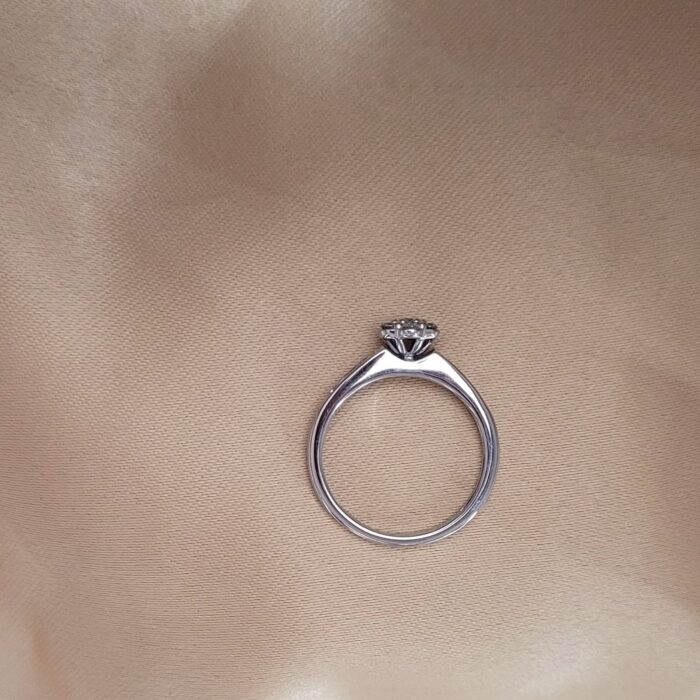 0.36ct Diamond Daisy Cluster Ring 9ct White Gold from Ace Jewellery, Leeds