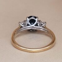 1.92ct Sapphire & Diamond Three-Stone Ring 18ct Yellow Gold from Ace Jewellery, Leeds