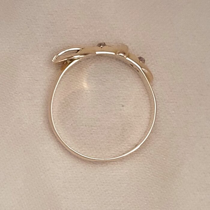 0.24ct Diamond-Set Antique Buckle Ring 18ct Yellow Gold from Ace Jewellery, Leeds