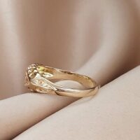 Antique 0.15ct Diamond Five-Stone Ring 18ct Yellow Gold from Ace Jewellery, Leeds