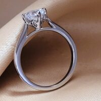 1.04ct Octagonal Solitaire Lab Diamond Engagement Ring Platinum Certificated from Ace Jewellery, Leeds