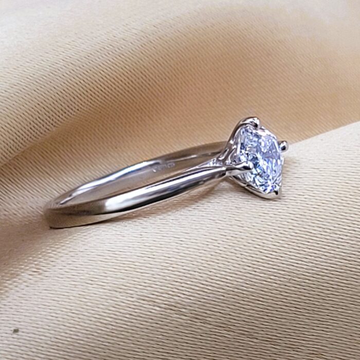 1.04ct Octagonal Solitaire Lab Diamond Engagement Ring Platinum Certificated from Ace Jewellery, Leeds