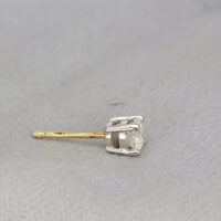 0.50ct Solitaire Diamond Stud Earrings 18ct Yellow Gold from Ace Jewellery, Leeds