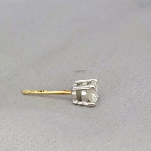 0.50ct Solitaire Diamond Stud Earrings 18ct Yellow Gold from Ace Jewellery, Leeds