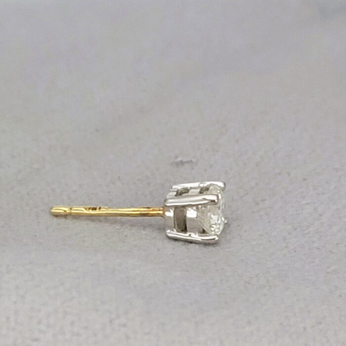 0.50ct Solitaire Diamond Stud Earrings 18ct Yellow Gold from Ace Jewellery, Leeds