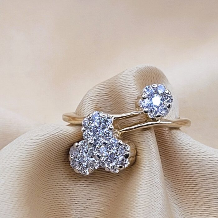 0.70ct Diamond Cluster Ring 18ct Yellow Gold from Ace Jewellery, Leeds