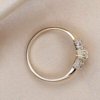 0.65ct Diamond & Baguette Butterfly-Shaped Ring 18ct Yellow Gold from Ace Jewellery, Leeds