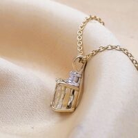 3.01ct Yellow Sapphire & Diamond Pendant Necklace 9ct Yellow Gold from Ace Jewellery, Leeds