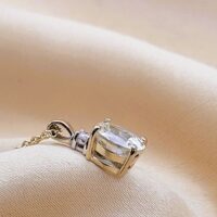 3.01ct Yellow Sapphire & Diamond Pendant Necklace 9ct Yellow Gold from Ace Jewellery, Leeds