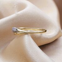 0.25ct Diamond Crossover Wave Ring 18ct Yellow Gold from Ace Jewellery, Leeds