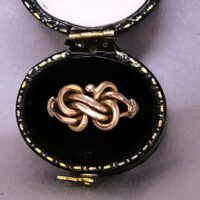 9ct Rose Gold Antique Knot Ring from Ace Jewellery, Leeds