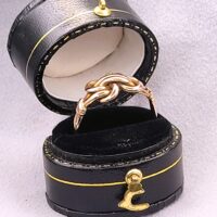 9ct Rose Gold Antique Knot Ring from Ace Jewellery, Leeds