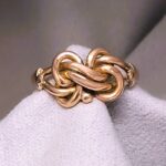 9ct Rose Gold Antique Knot Ring from Ace Jewellery, Leeds